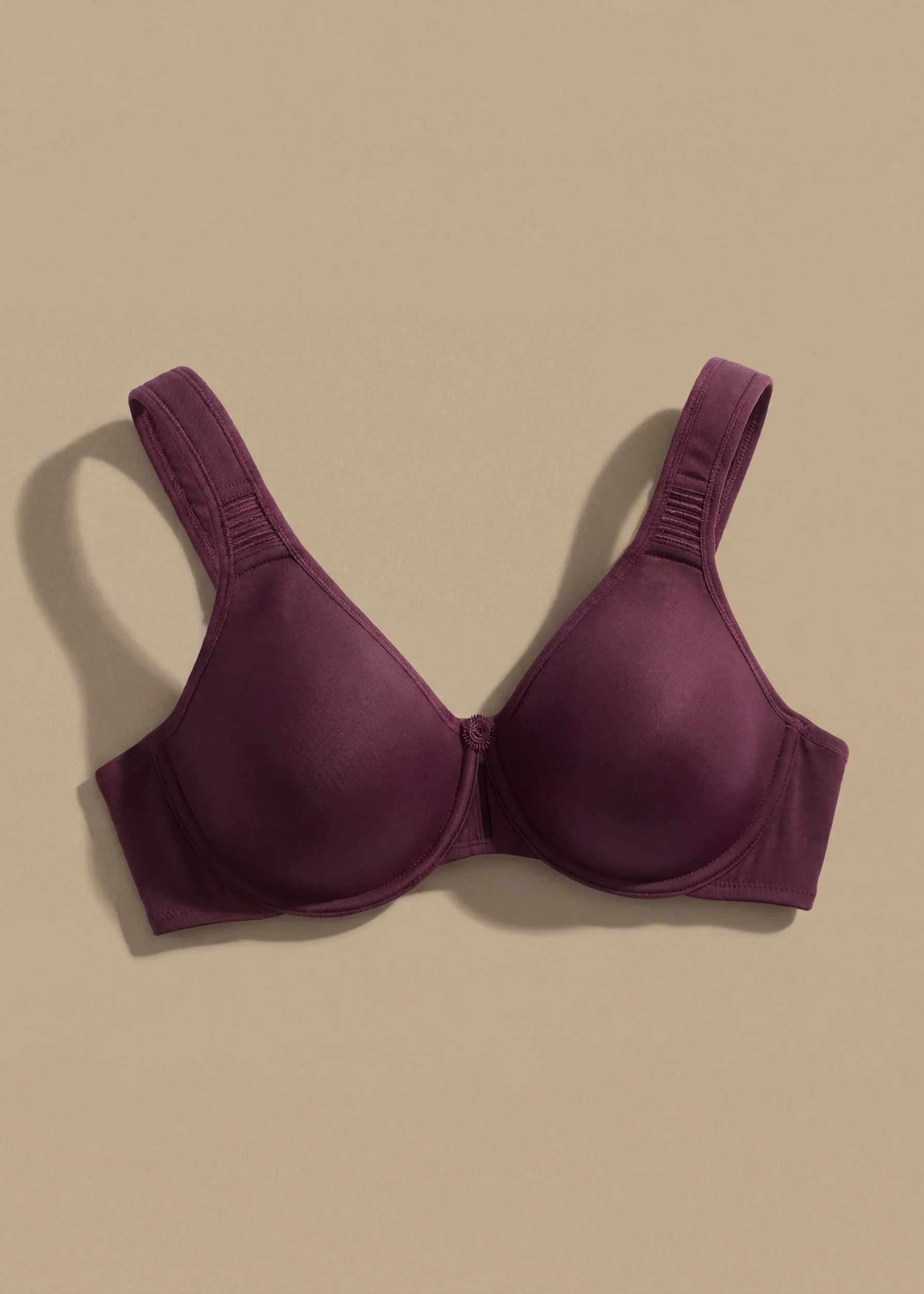 Reggiseno contenitivo con spalline larghe comfort e ferretto senza imbottitura - Image 21